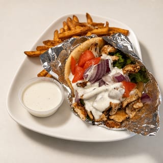 Lamb or Chicken Gyro