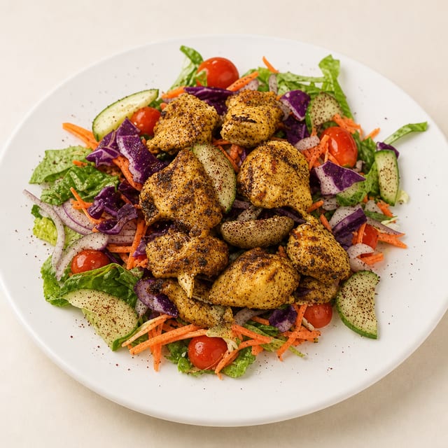 Chicken Kabab Salad.